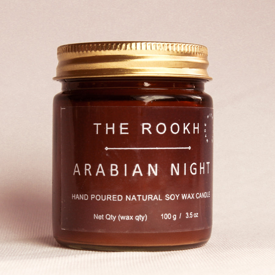 Arabian Night Scented Candle – 100ML – Exotic & Alluring Home Fragrance