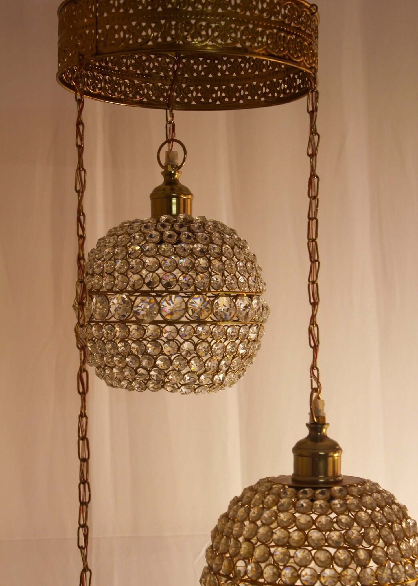 Celestial Harmony Embrace the Glow - 3 Globe Chandelier - The Rookh