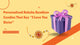 Personalised Raksha Bandhan Candles That Say ‘I Love You Sister’