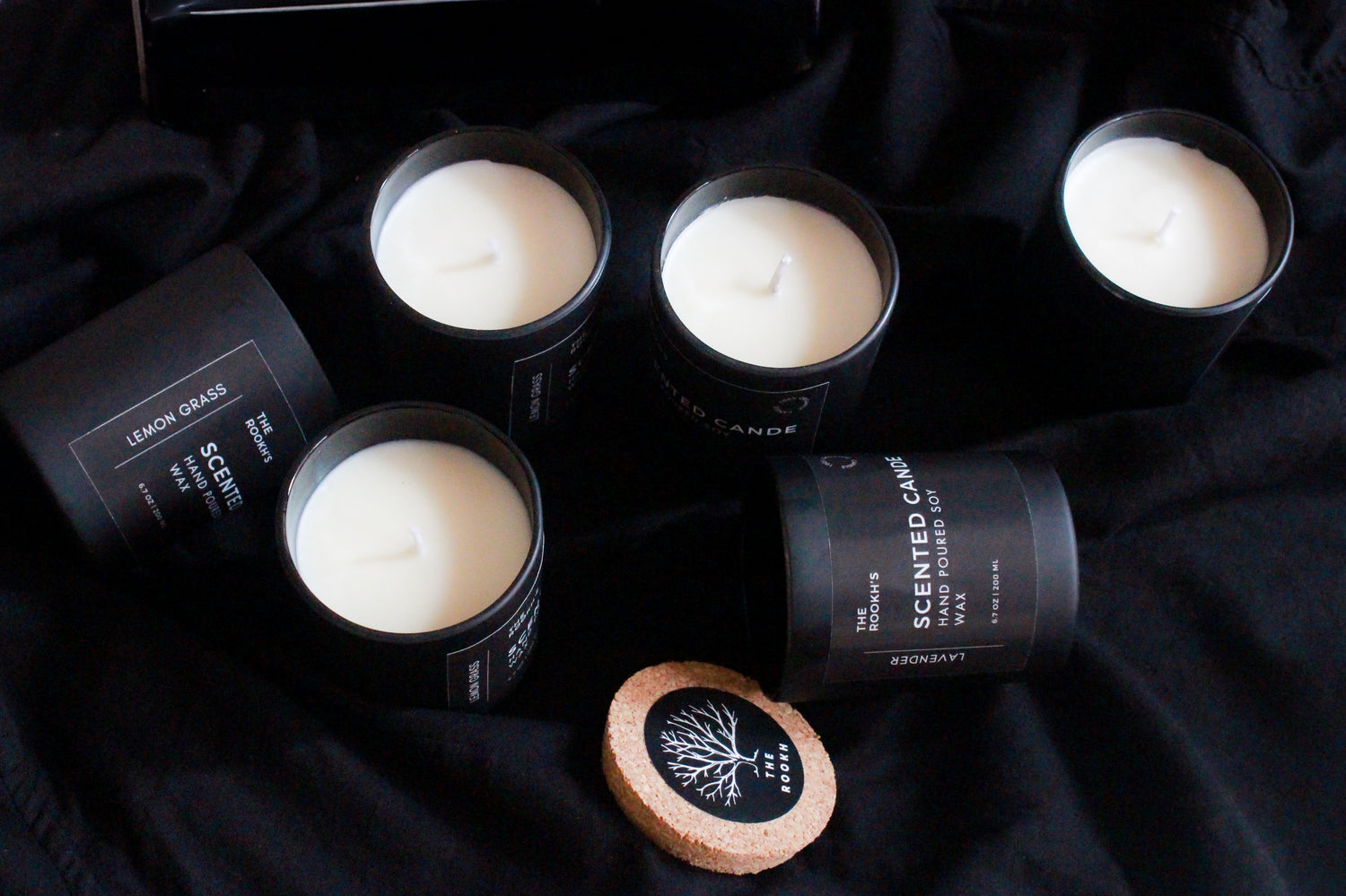 Handmade scented candles