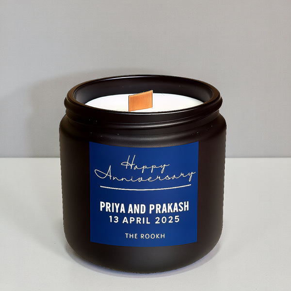 Anniversary gifts – A Personalised Scented Candle 200ml