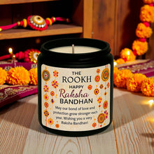 Personalised Raksha Bandhan Scented Candle Gift for Sister – Custom Name, Festive Aroma, Handmade with Love