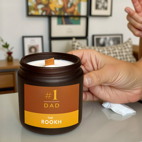 No. 1 Dad Personalised Candle – A Thoughtful Gift 200ML
