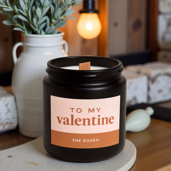 To My Valentine – A Personalised Scented Candle