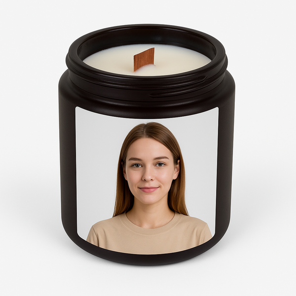 Personalised Photo Candle – Custom Scented Memory Gift