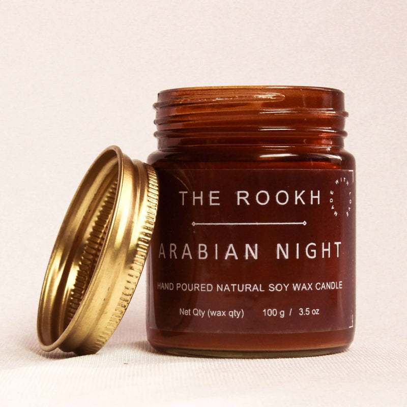 Arabian Night Scented Candle – 100ML – Exotic & Alluring Home Fragrance