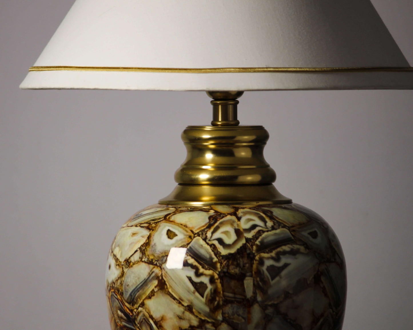 Enchant Glow Elegance Golden Ceramic Table Lamp