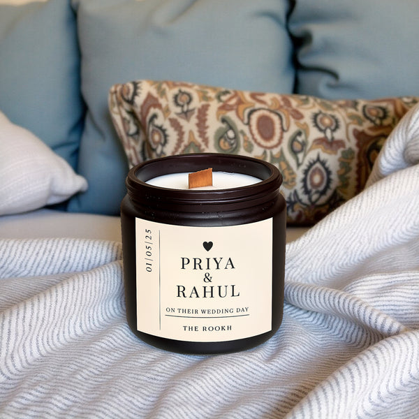 Wedding gifts – A Personalised Scented Candle
