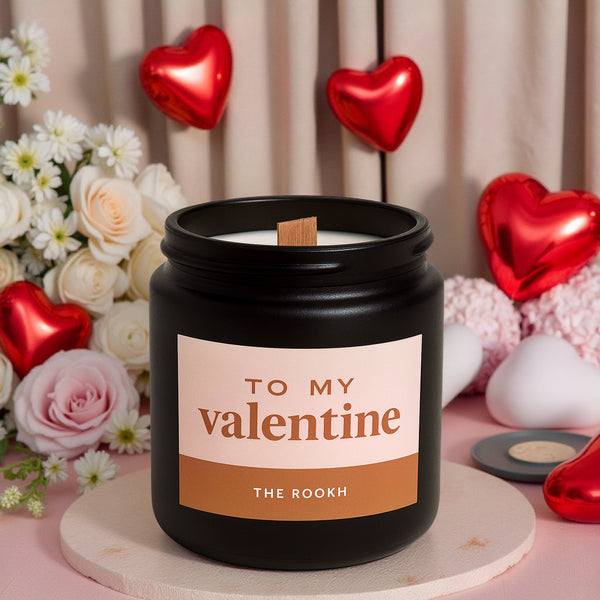 To My Valentine – A Personalised Scented Candle
