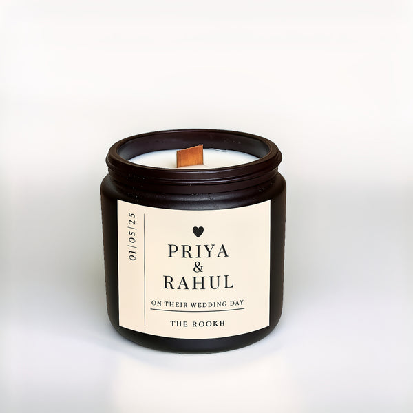 Wedding gifts – A Personalised Scented Candle
