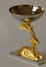 Golden Deer Head Bowl Metal - The Rookh