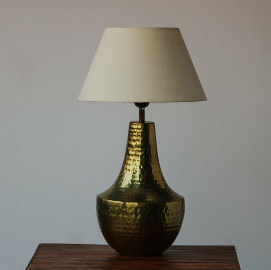 Monarch Golden metal Table Lamp - The Rookh