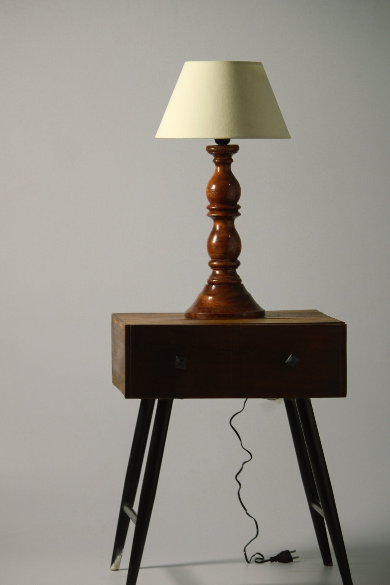 Shion Wooden Table Lamp - The Rookh